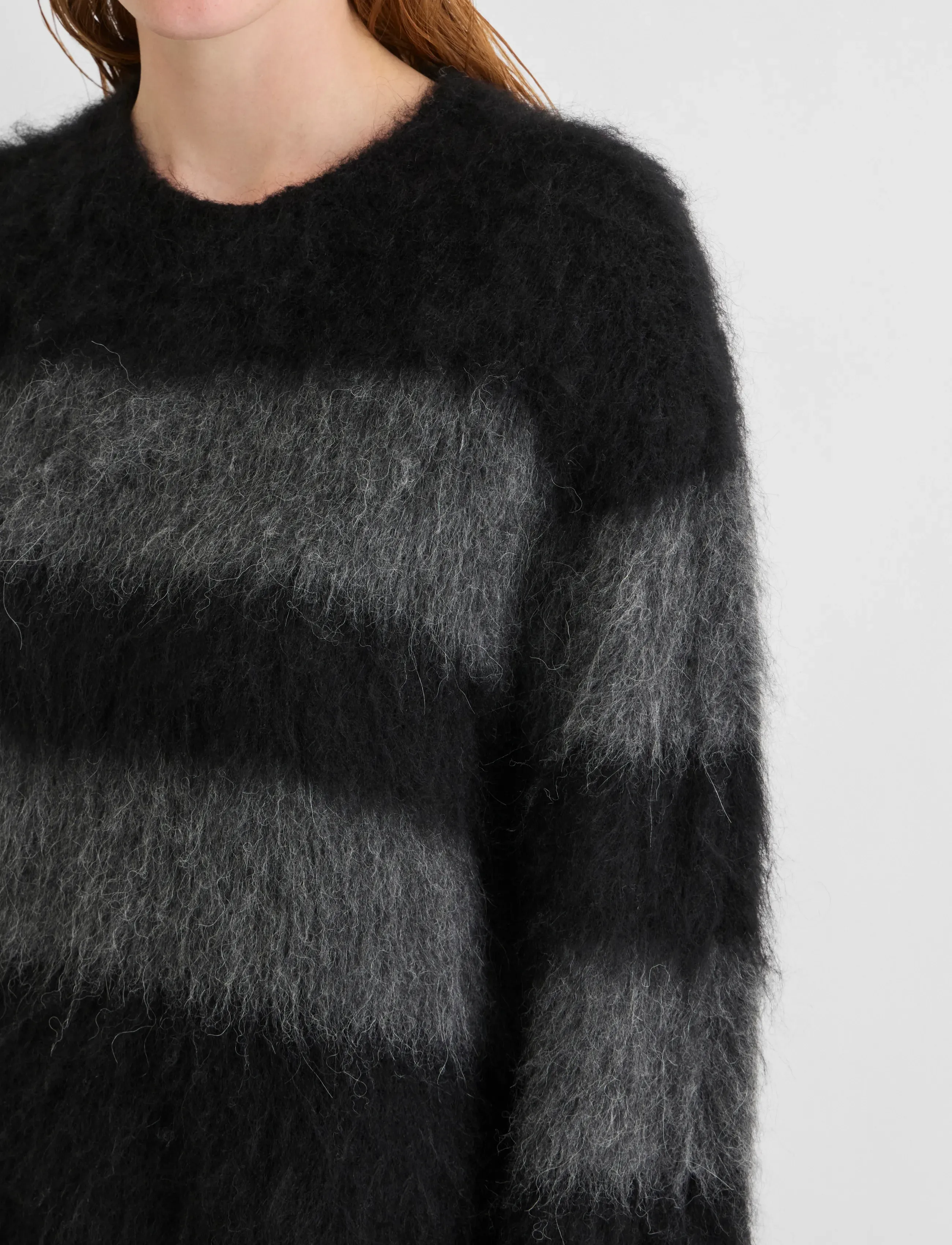 ROUGE EDIT - ROUARIA L/S O-NECK KNIT - pullover - meteorite - 5