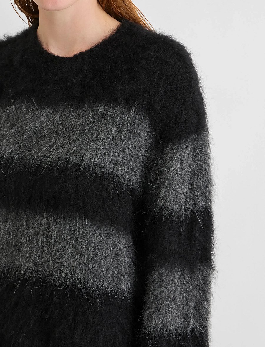 ROUGE EDIT - ROUARIA L/S O-NECK KNIT - pullover - meteorite - 5