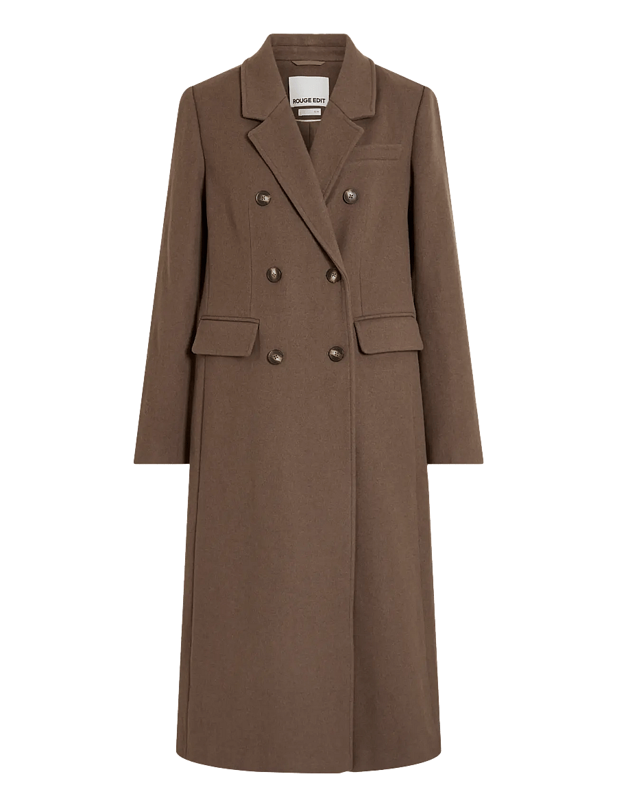 ROUGE EDIT - ROURILEY L/S COAT/PF - winter jackets - canteen - 0