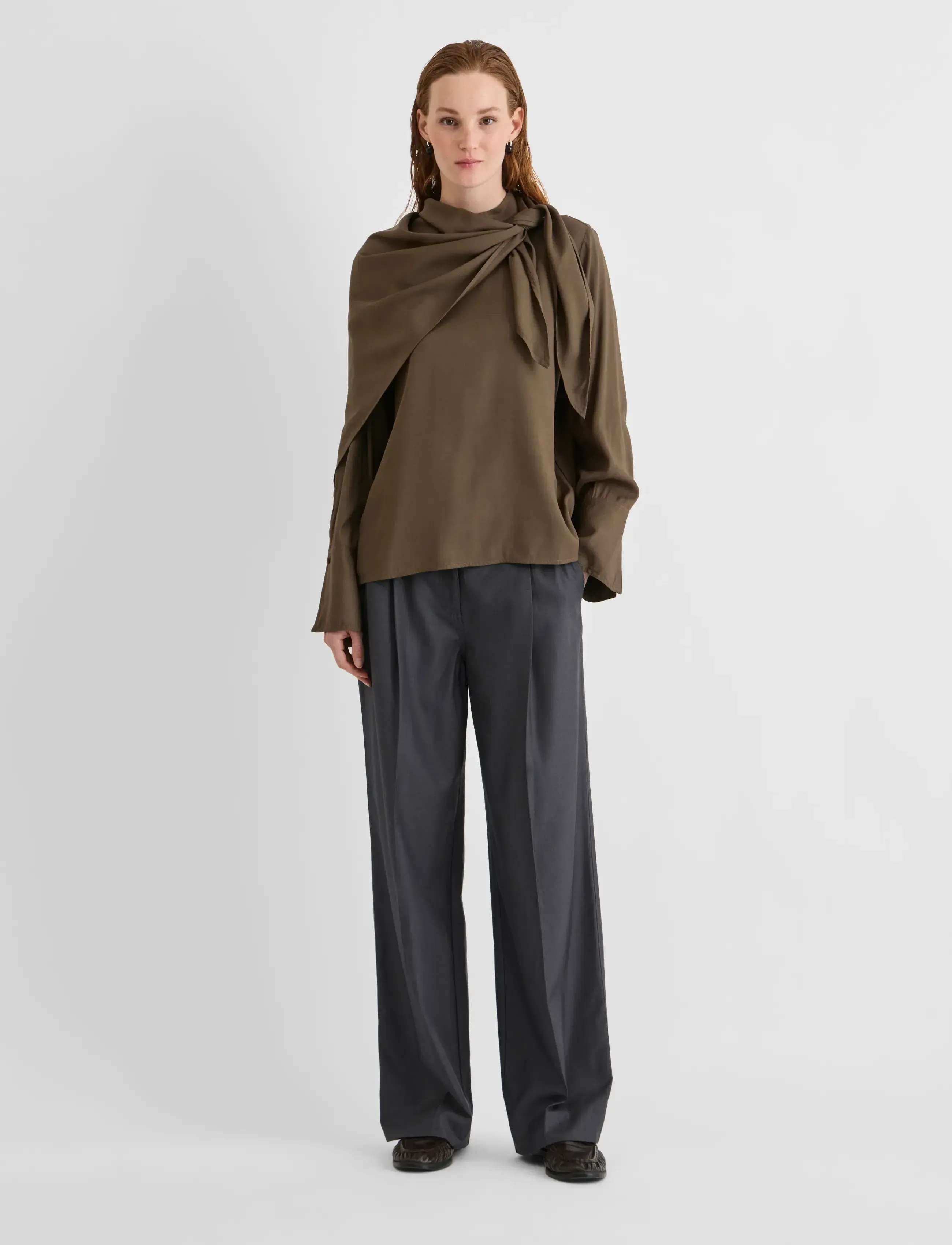 ROUGE EDIT Roubrae L/S China Neck Top skjortor & blusar dam – bild 3