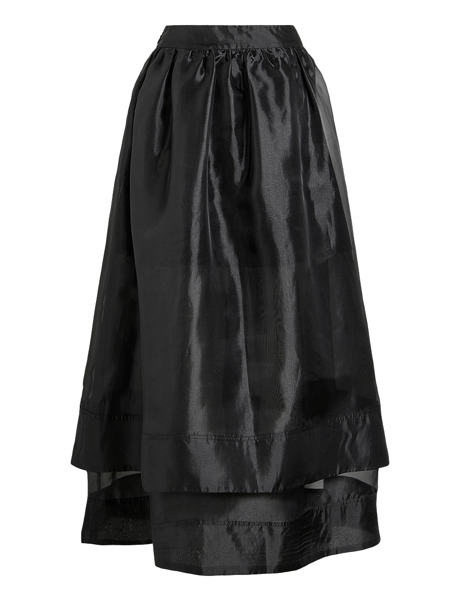 ROUGE EDIT - ROUJAMIE HW ANKLE SKIRT/EV - maxi röcke - meteorite - 1