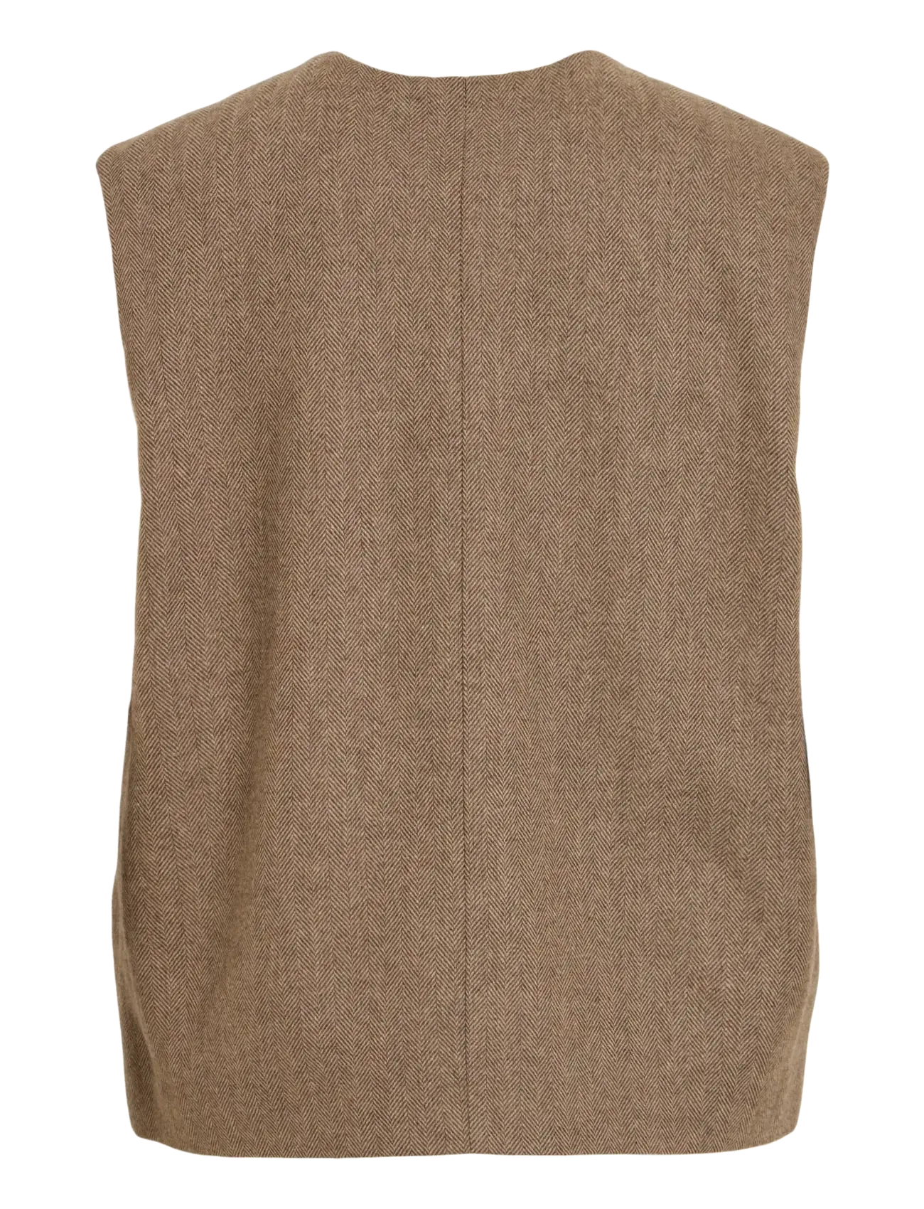 ROUGE EDIT - ROUSAGA MAE O-NECK OVERSIZED WAISTCOAT - vatterede veste - canteen - 1