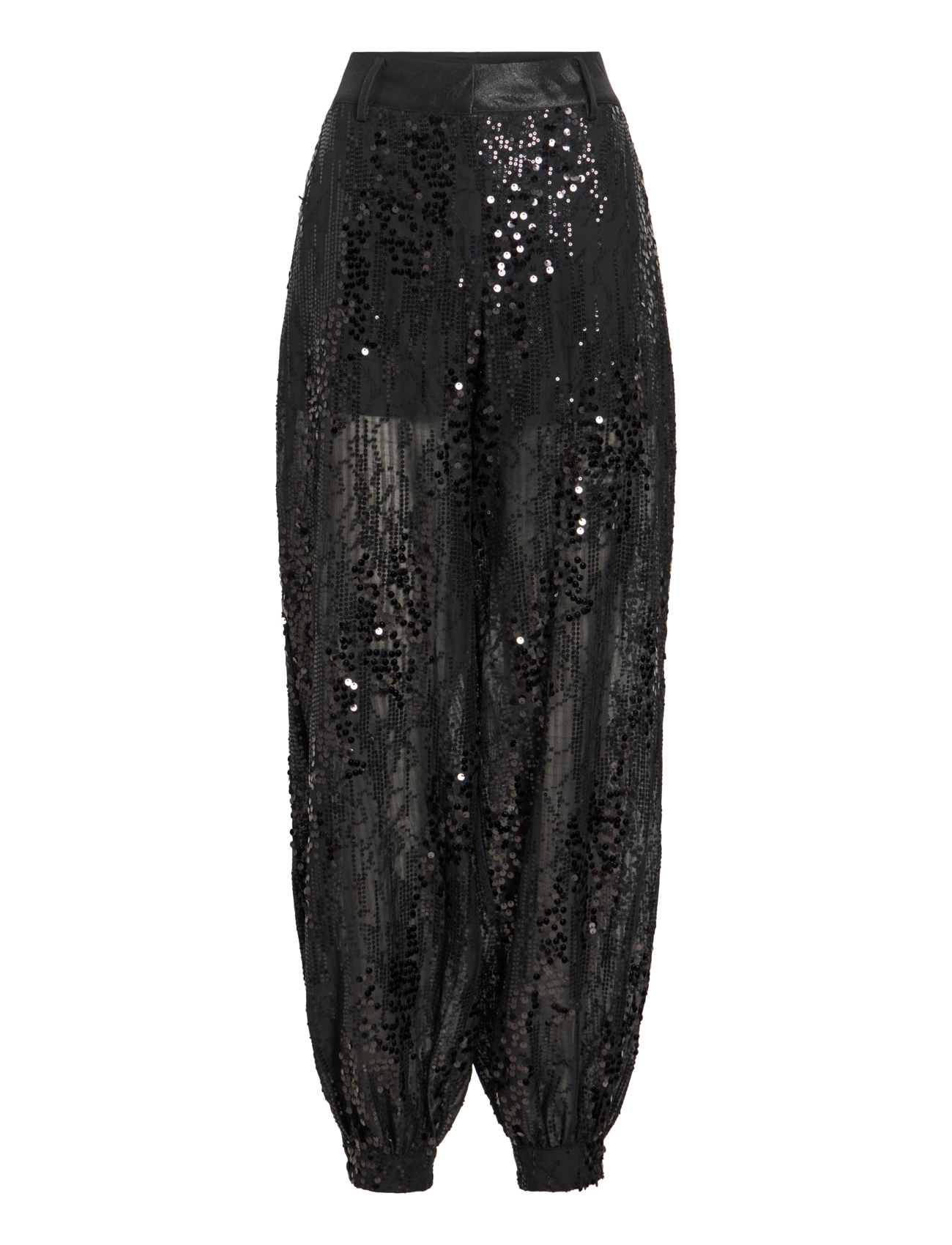 ROUGE EDIT ROUMARY BALLOON TROUSER/EV - Trousers - METEORITE / black