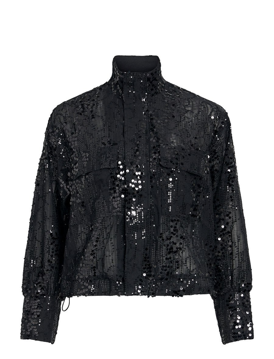 ROUGE EDIT - ROUMARY L/S HIGH NECK SHIRT/EV - overshirts - meteorite - 0