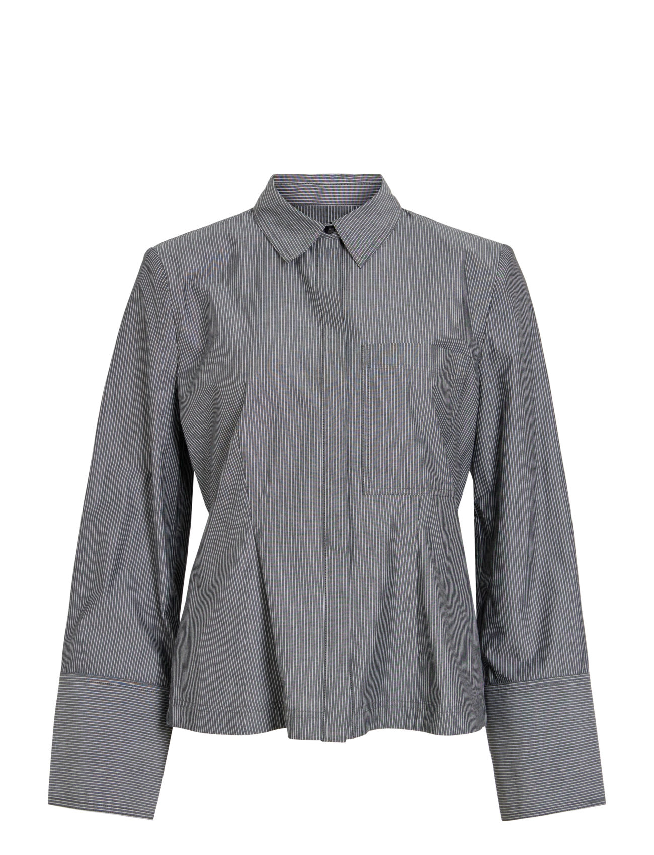ROUGE EDIT ROUIRMA L/S SHIRT - Kleidung - DARK GREY MELANGE / grey