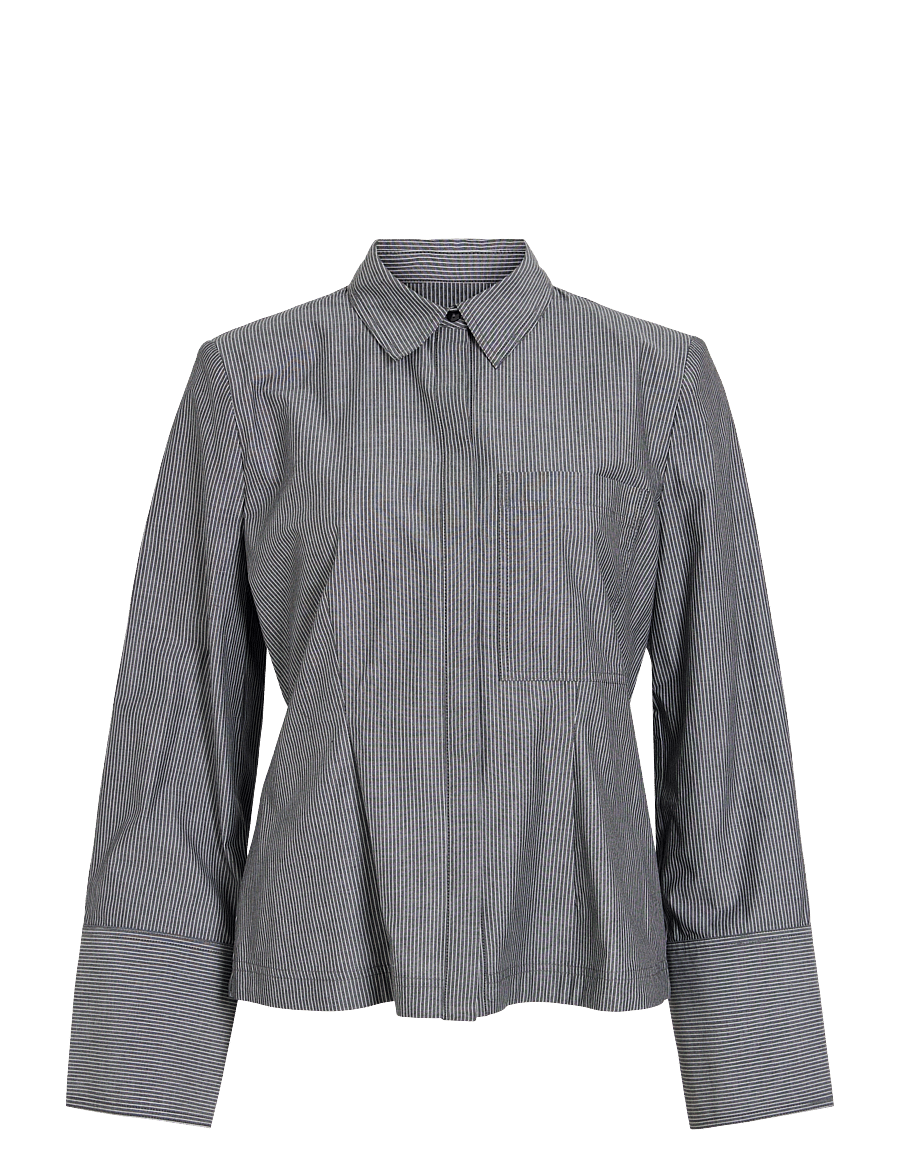 ROUGE EDIT - ROUIRMA L/S SHIRT - dark grey melange - 1