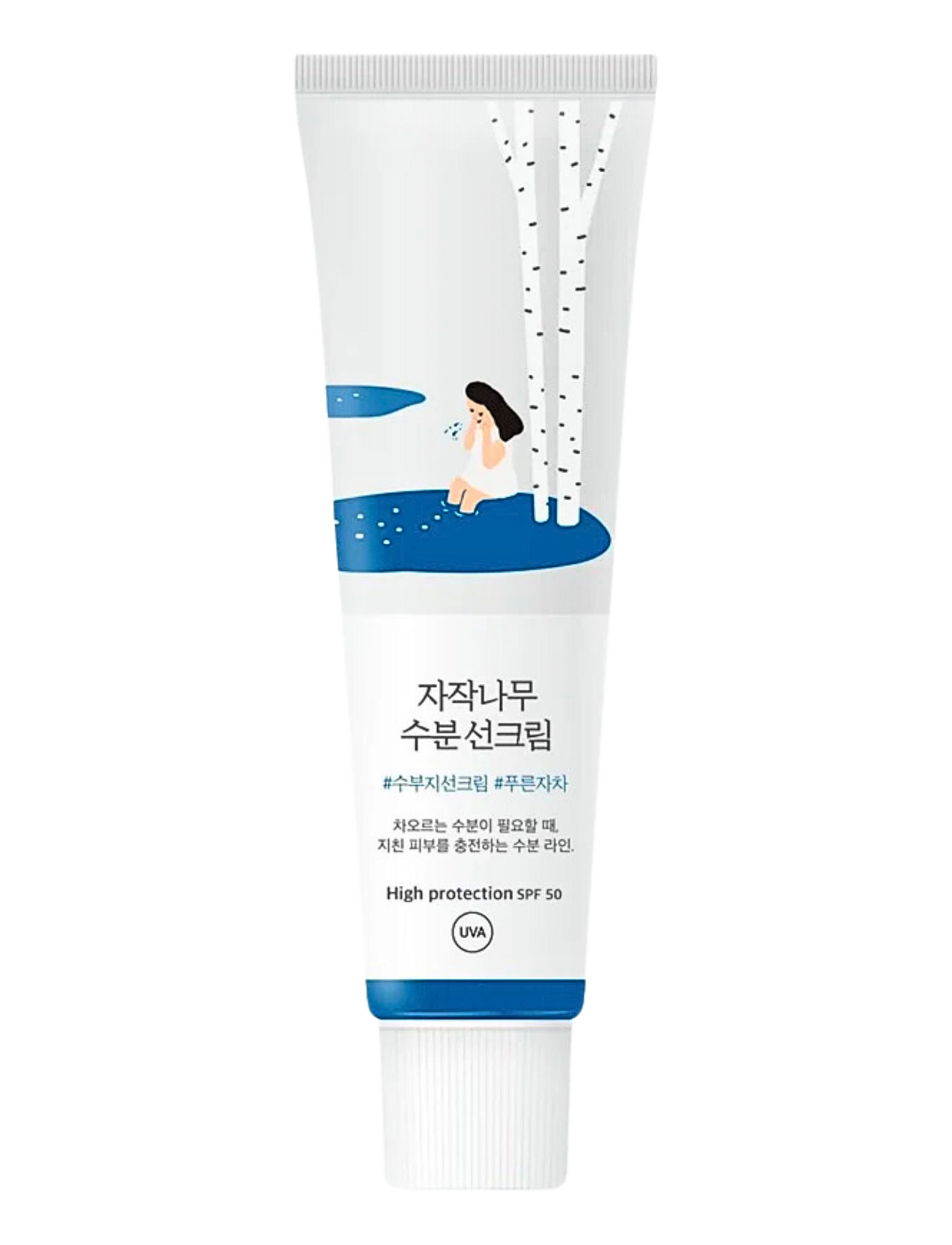 Round Lab Birch Juice Moisturizing Sunscreen Spf 50+, Pa++++ - Nude - 50 ml