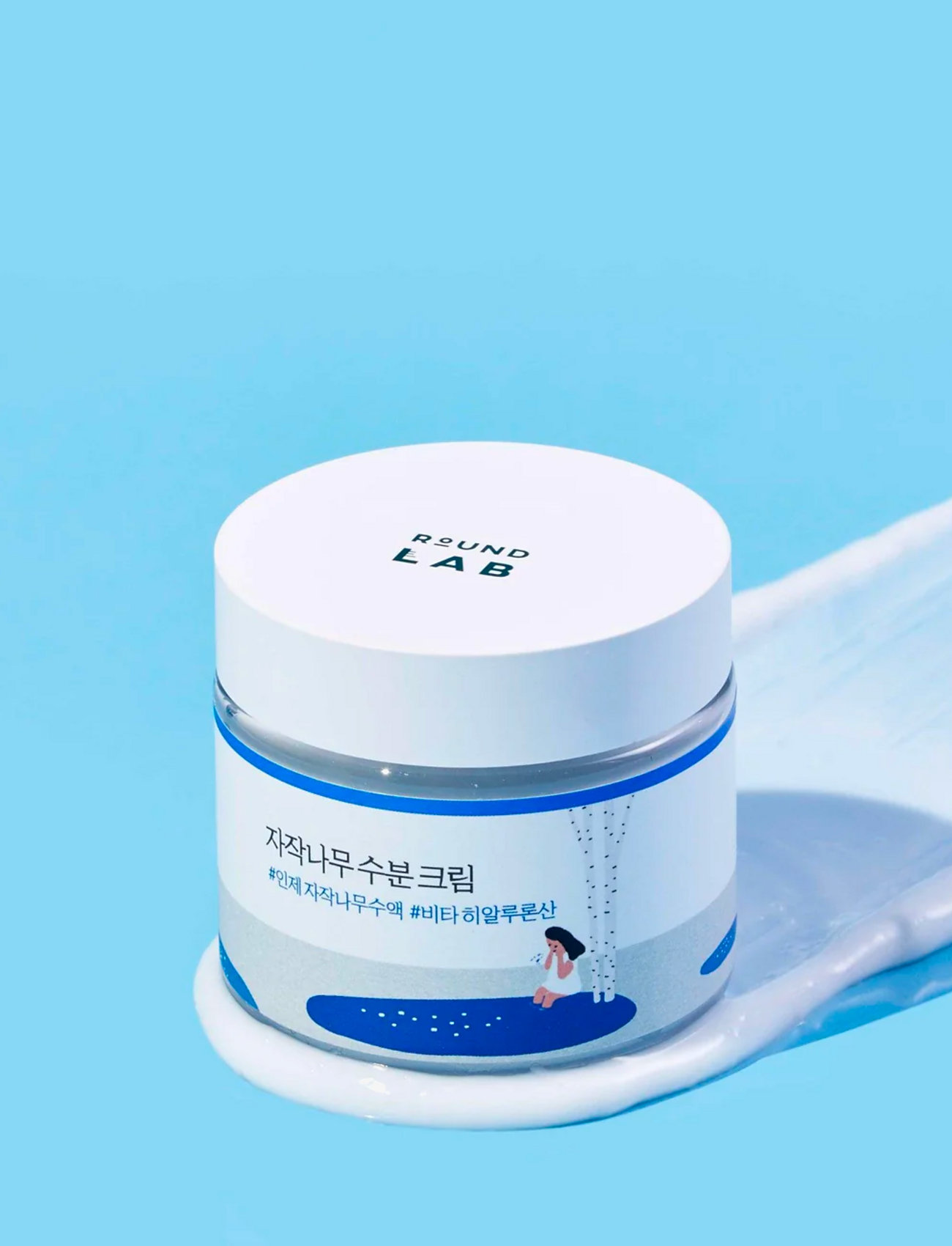 Round Lab - Birch Juice Moisturizing Cream - fuktkrämer - clear - 1