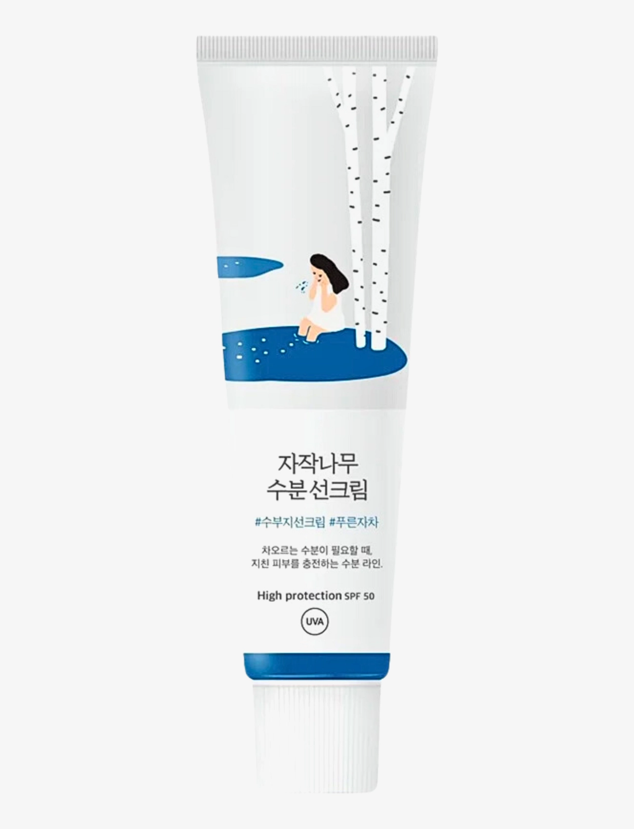 Round Lab Birch Juice Moisturizing Sunscreen Spf 50+, Pa++++, Ansigt, Nude, Str: 50 ml