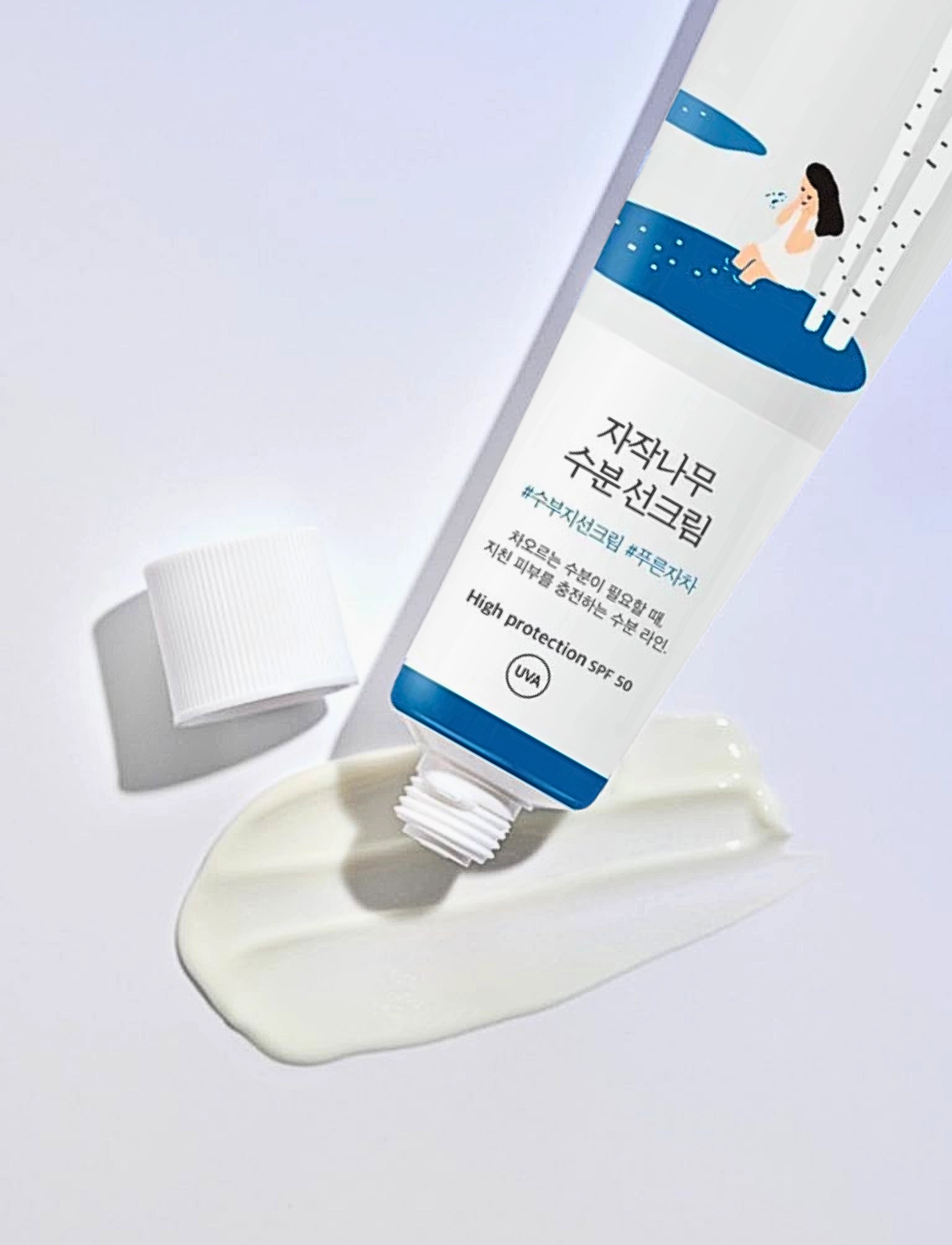 Round Lab Birch Juice Moisturizing Sunscreen Spf 50+, Pa++++, 50 ml, Nude, Solpleje > Ansigt, Dame