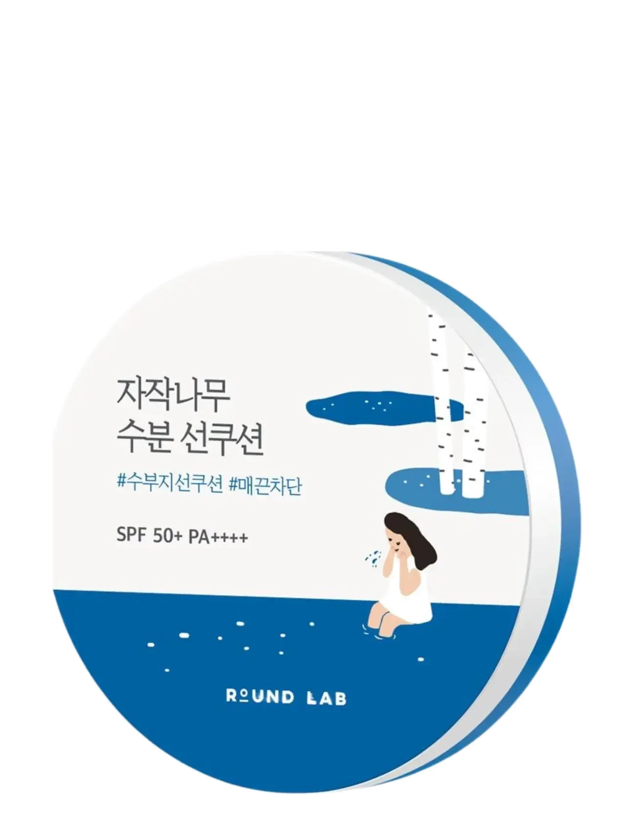 Round Lab Birch Juice Moisturizing Sun Cushion SPF 50+ PA++++ - Solprodukter - CLEAR / undefined