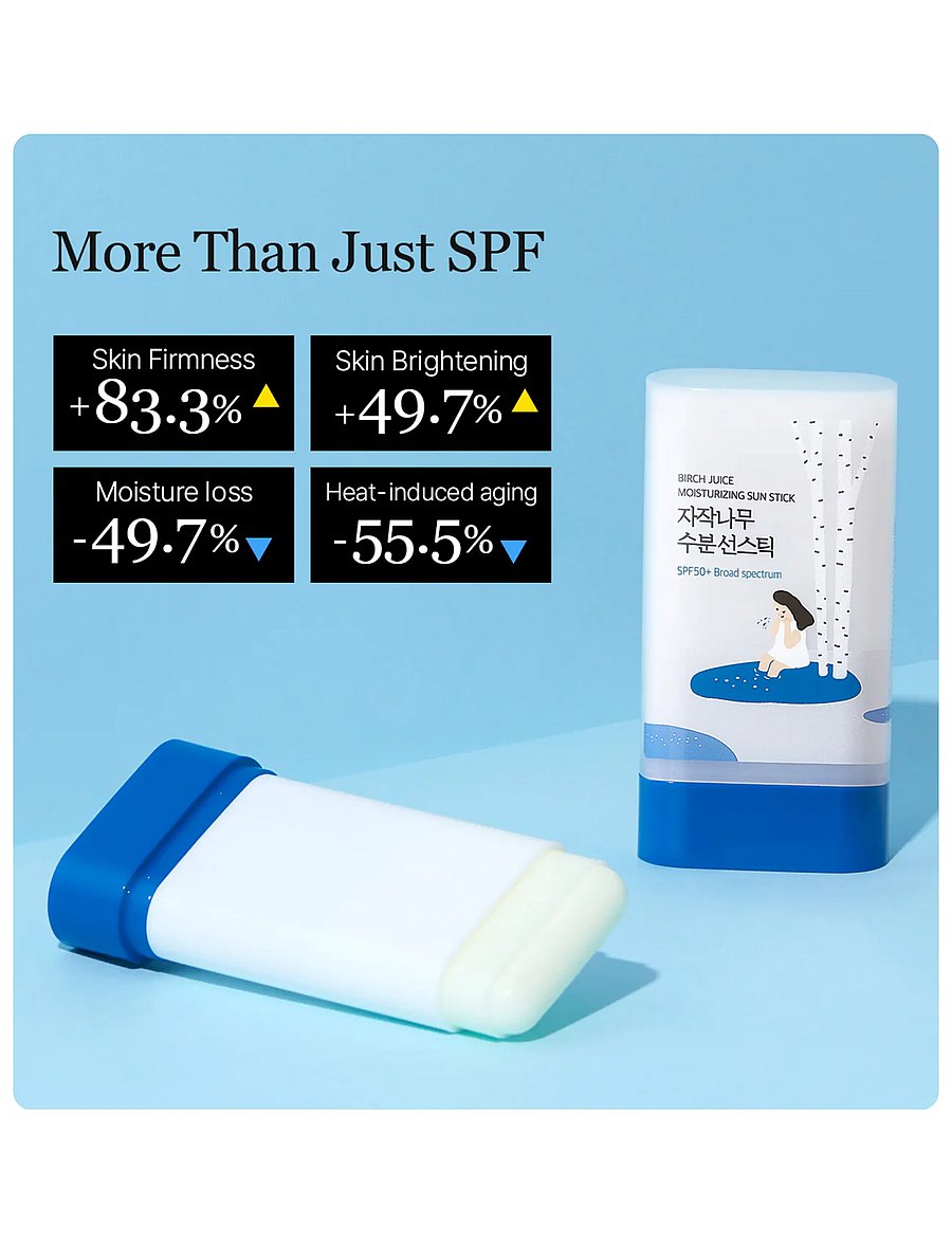 Round Lab - Birch Juice Moisturizing Sun Stick SPF 50+ PA++++ - för ansiktet - clear - 2