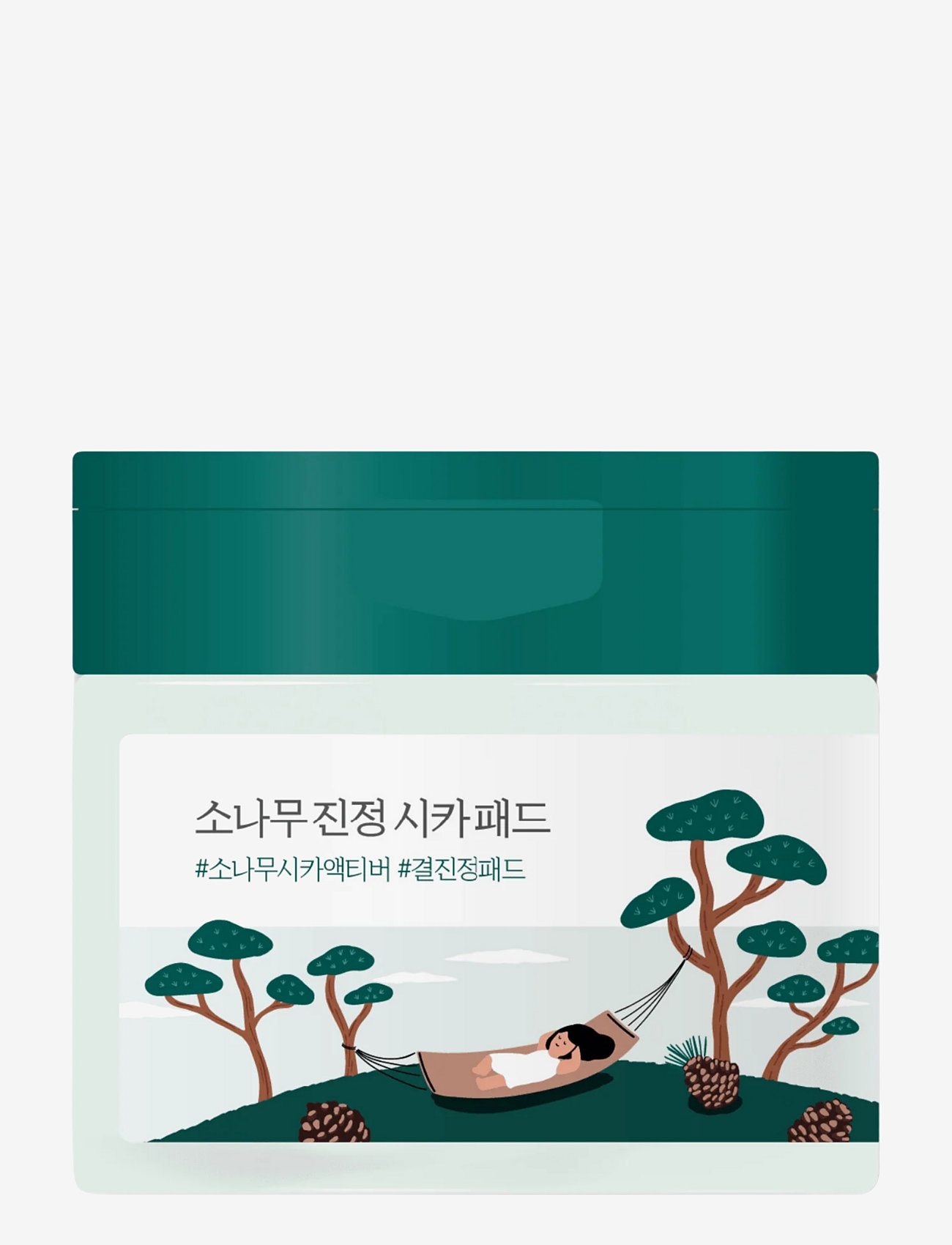 Round Lab - Pine Calming Cica Pad - kasvovesilaput - clear - 1