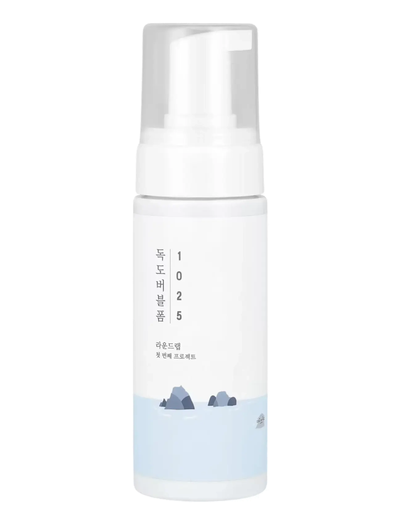 Round Lab 1025 Dokdo Bubble Foam, Skummende rensemiddel, Hvid, Str: 150 ML