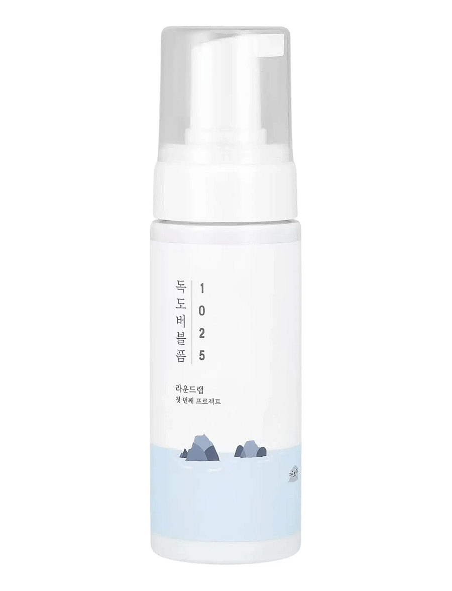 Round Lab - 1025 Dokdo Bubble Foam - foaming cleanser - clear - 1
