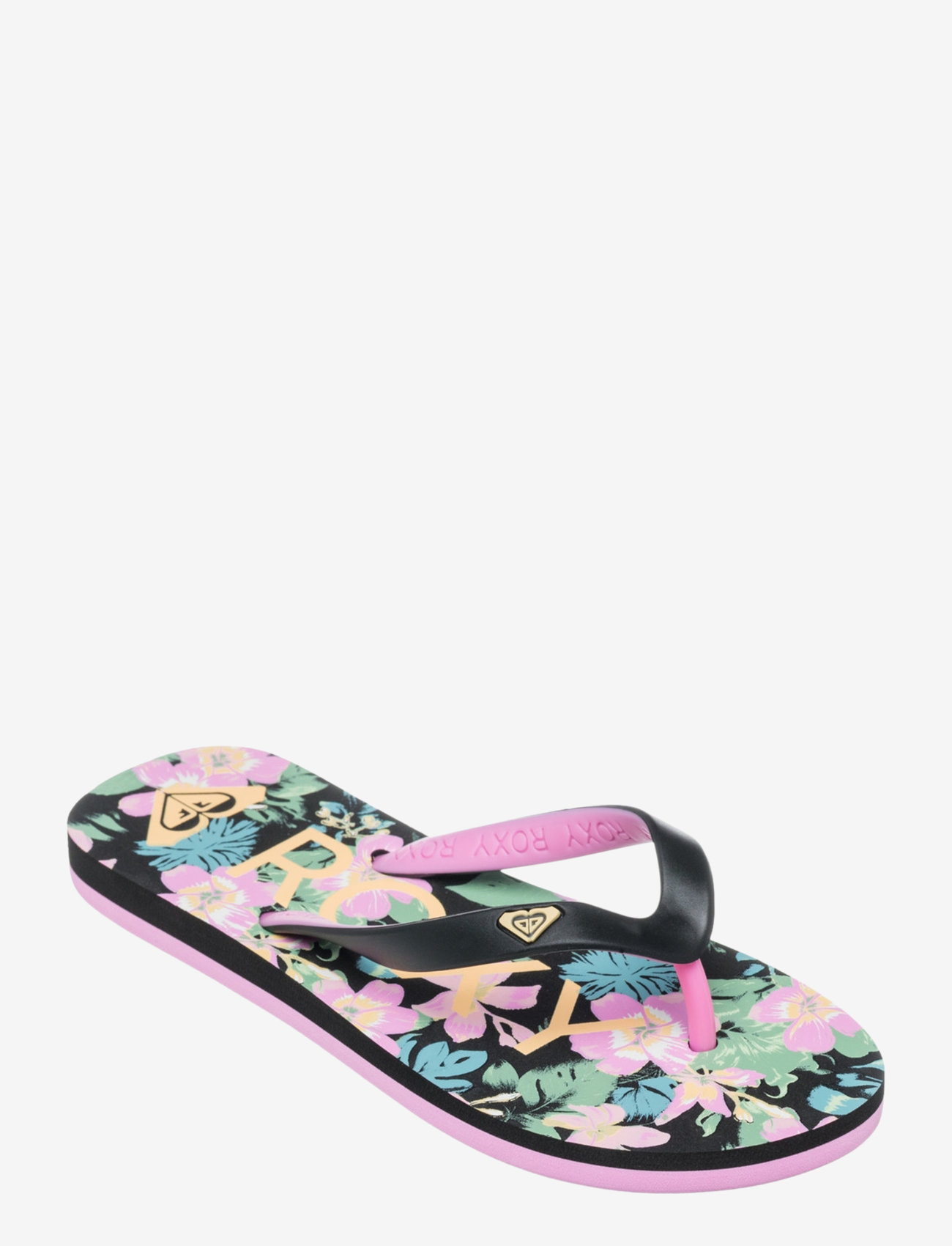 Roxy - RG TAHITI VII - flip-flops - black/pink stencil - 0
