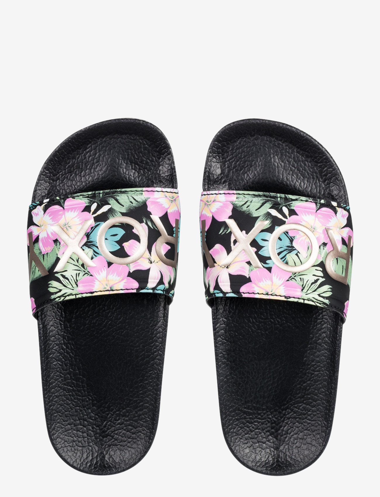 Roxy - RG SLIPPY II - die niedrigsten preise - black/pink stencil - 2
