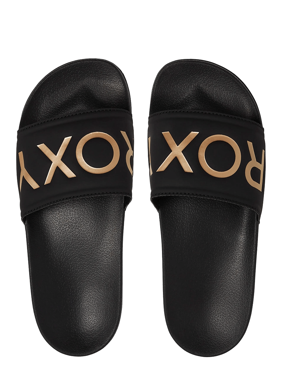 Roxy - SLIPPY II - pool-sandalen - black/m gold - 3