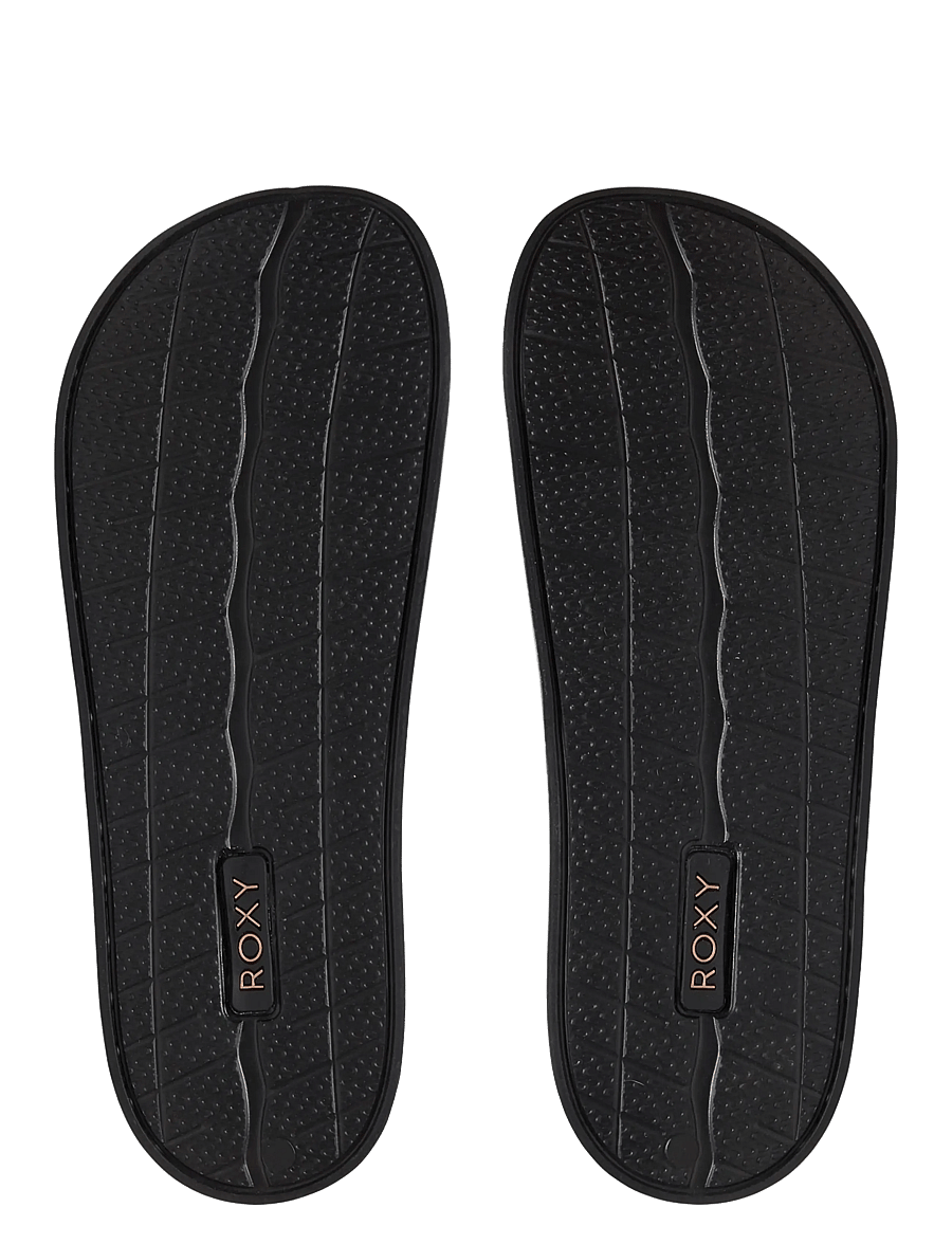 Roxy - SLIPPY II - pool-sandalen - black/m gold - 4