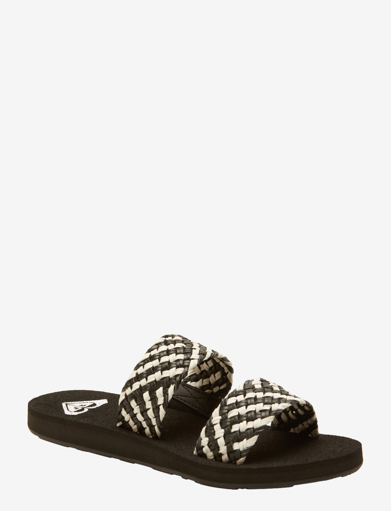 Roxy - PORTO SLIDE II - die niedrigsten preise - black/white - 0