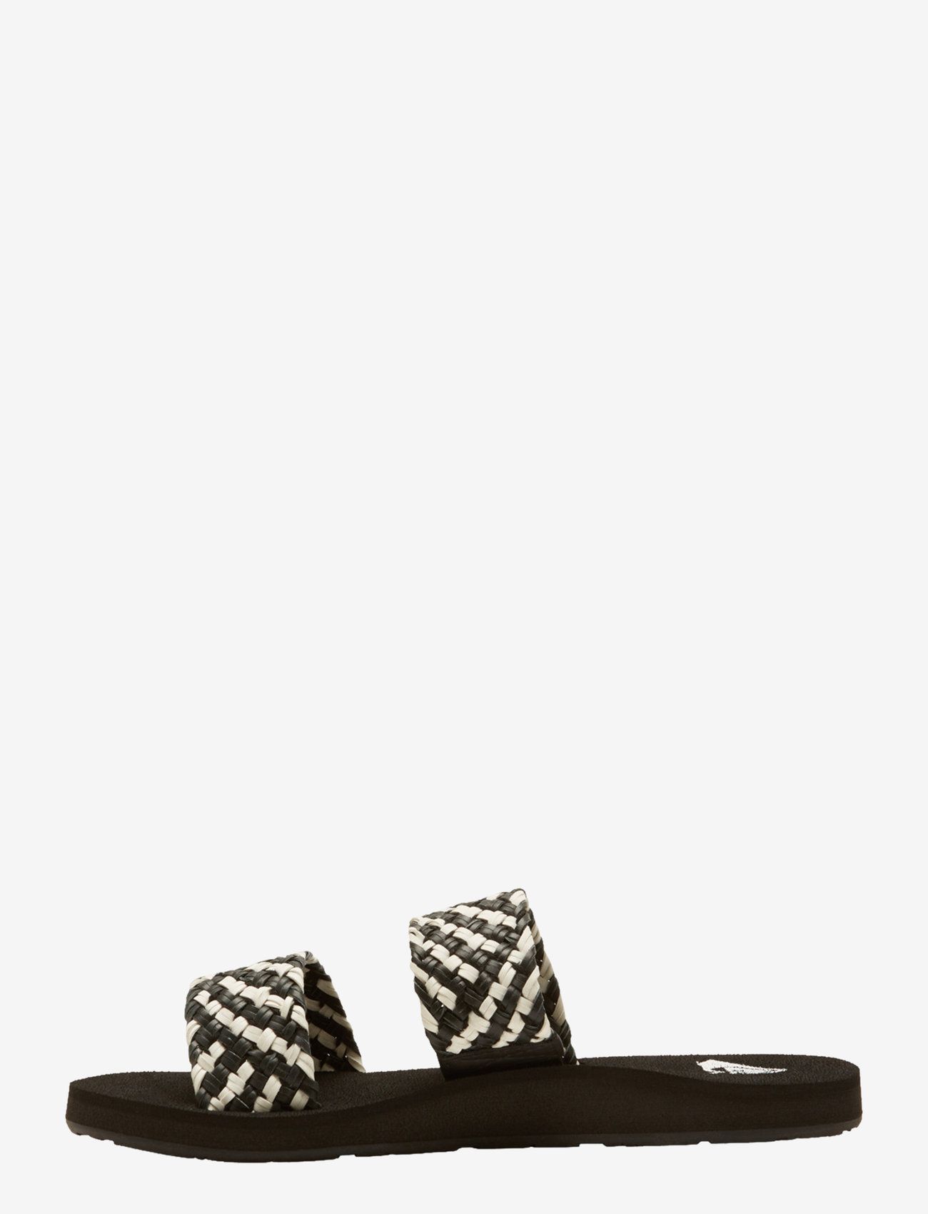 Roxy - PORTO SLIDE II - die niedrigsten preise - black/white - 1