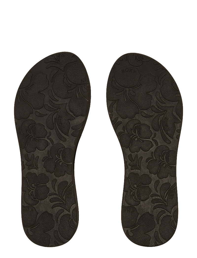 Roxy - PORTO SLIDE II - sandaler & tofflor - black/white - 4