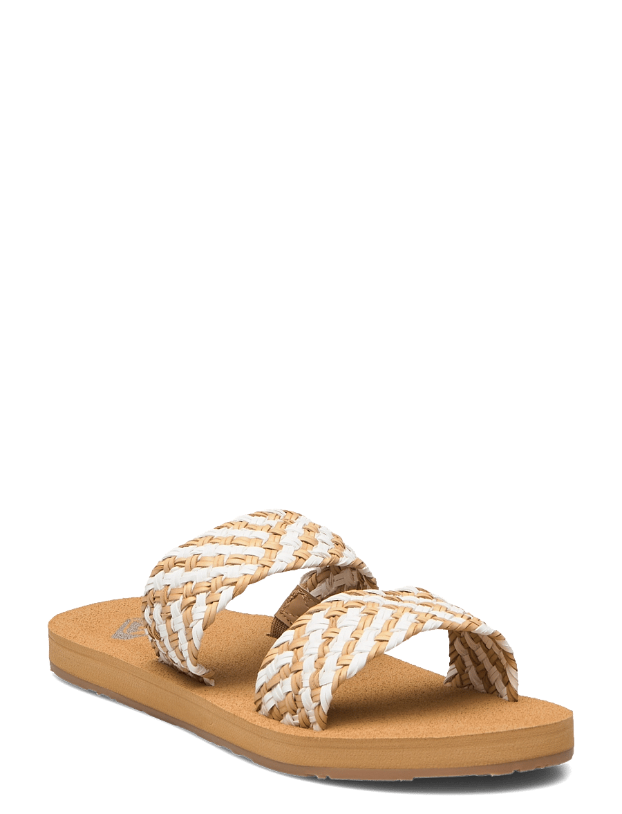 Roxy - PORTO SLIDE II - casual slippers en sandalen - natural - 0