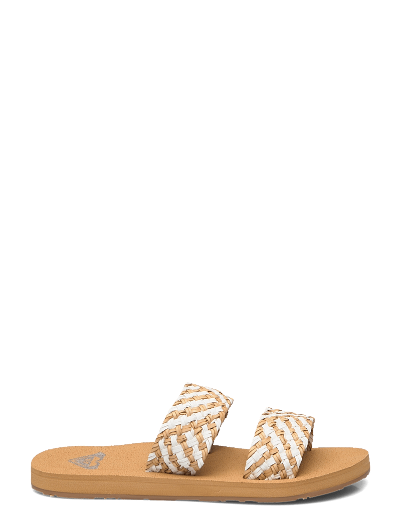 Roxy - PORTO SLIDE II - sandaler & tofflor - natural - 1