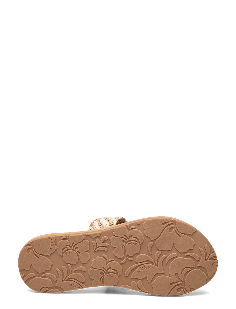 Roxy - PORTO SLIDE II - casual slippers en sandalen - natural - 4