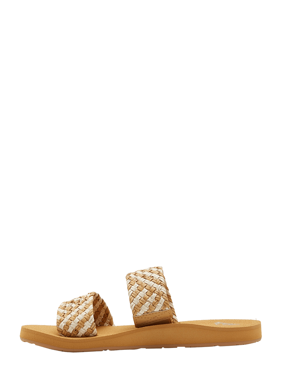 Roxy - PORTO SLIDE II - casual slippers en sandalen - natural - 5