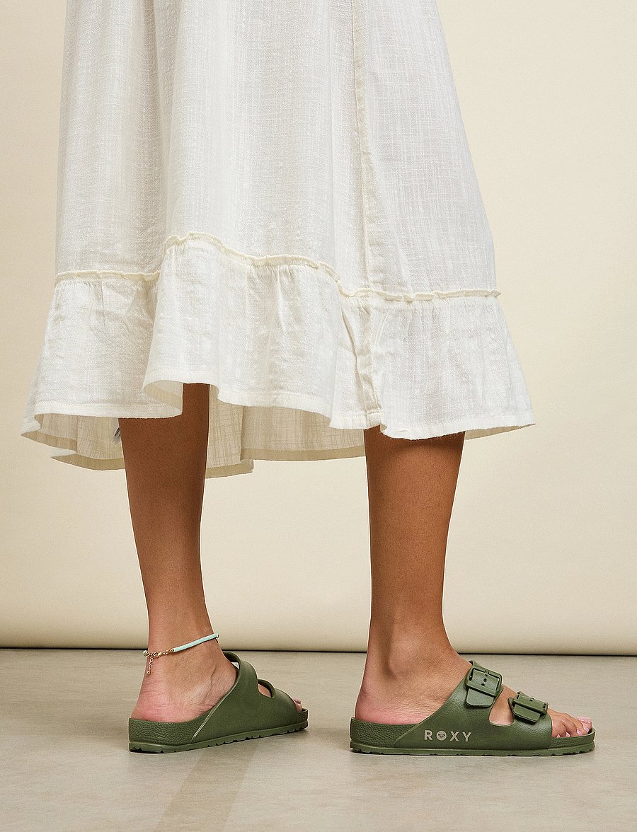 Roxy - KATTIE - sandales décontractées - oil green - 5