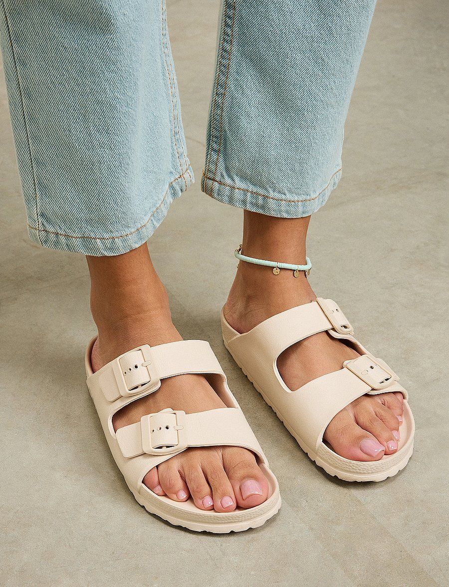Roxy - KATTIE - lässige sandalen - taupe - 0
