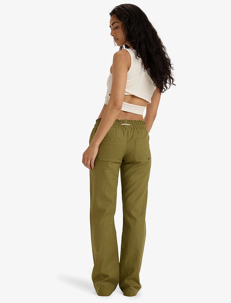 Roxy - OCEANSIDE PANT - vabaajapüksid - loden green - 3