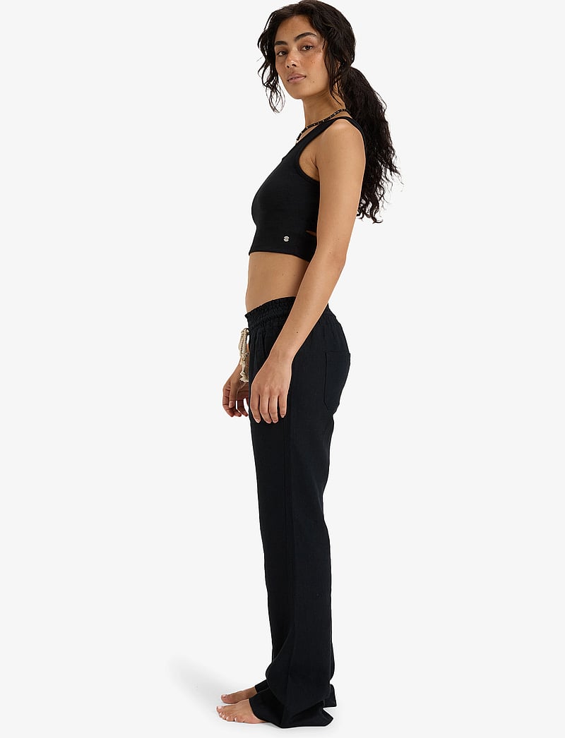 Roxy - OCEANSIDE PANT - casual trousers - true black - 5