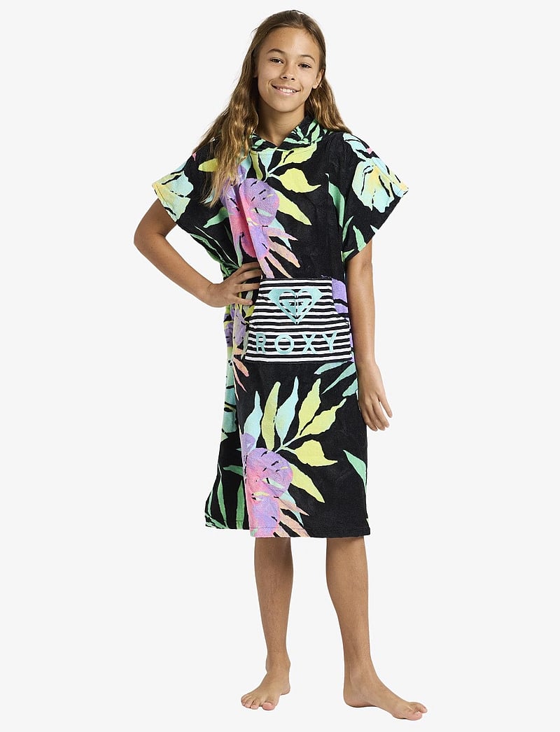 Roxy - RG STAY MAGICAL PRINTED - bademäntel - anthracite aquarella active rg - 4