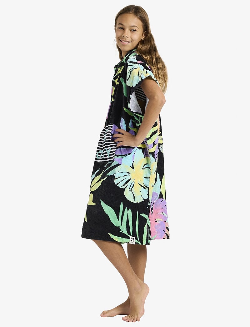 Roxy - RG STAY MAGICAL PRINTED - bademäntel - anthracite aquarella active rg - 5