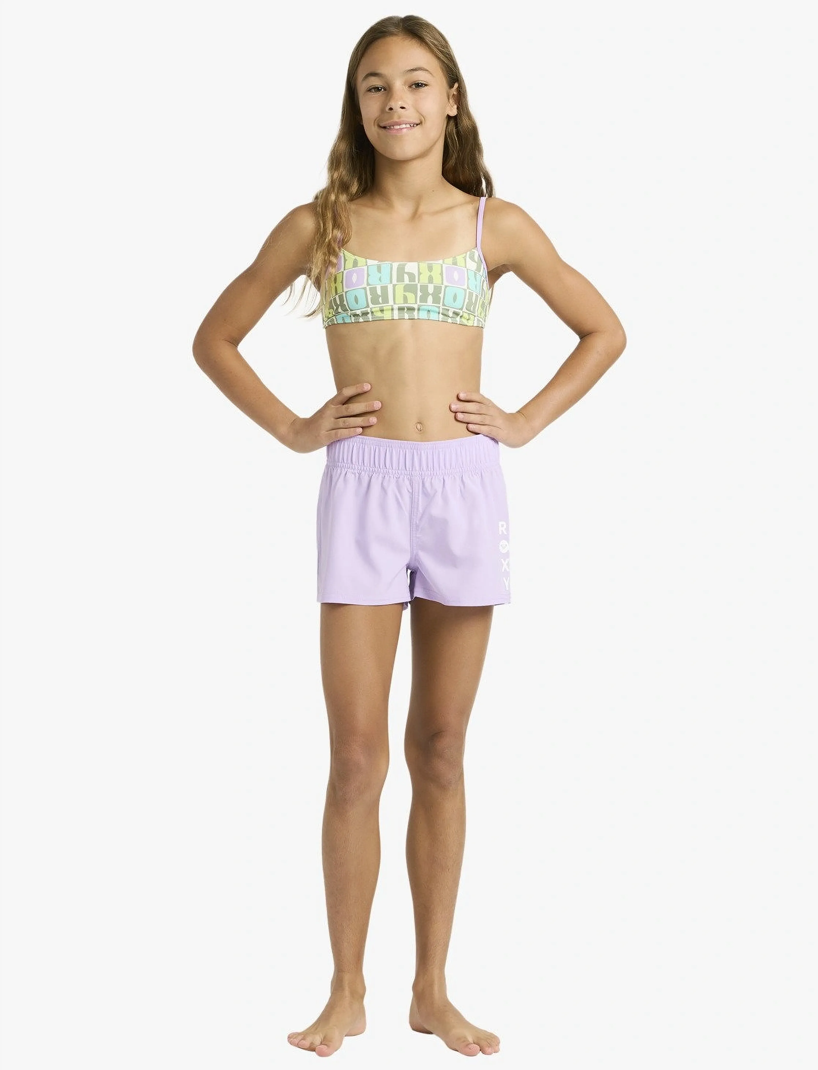 Roxy - RG ESSENTIALS BOARDSHORT - badehosen - crocus petal - 4