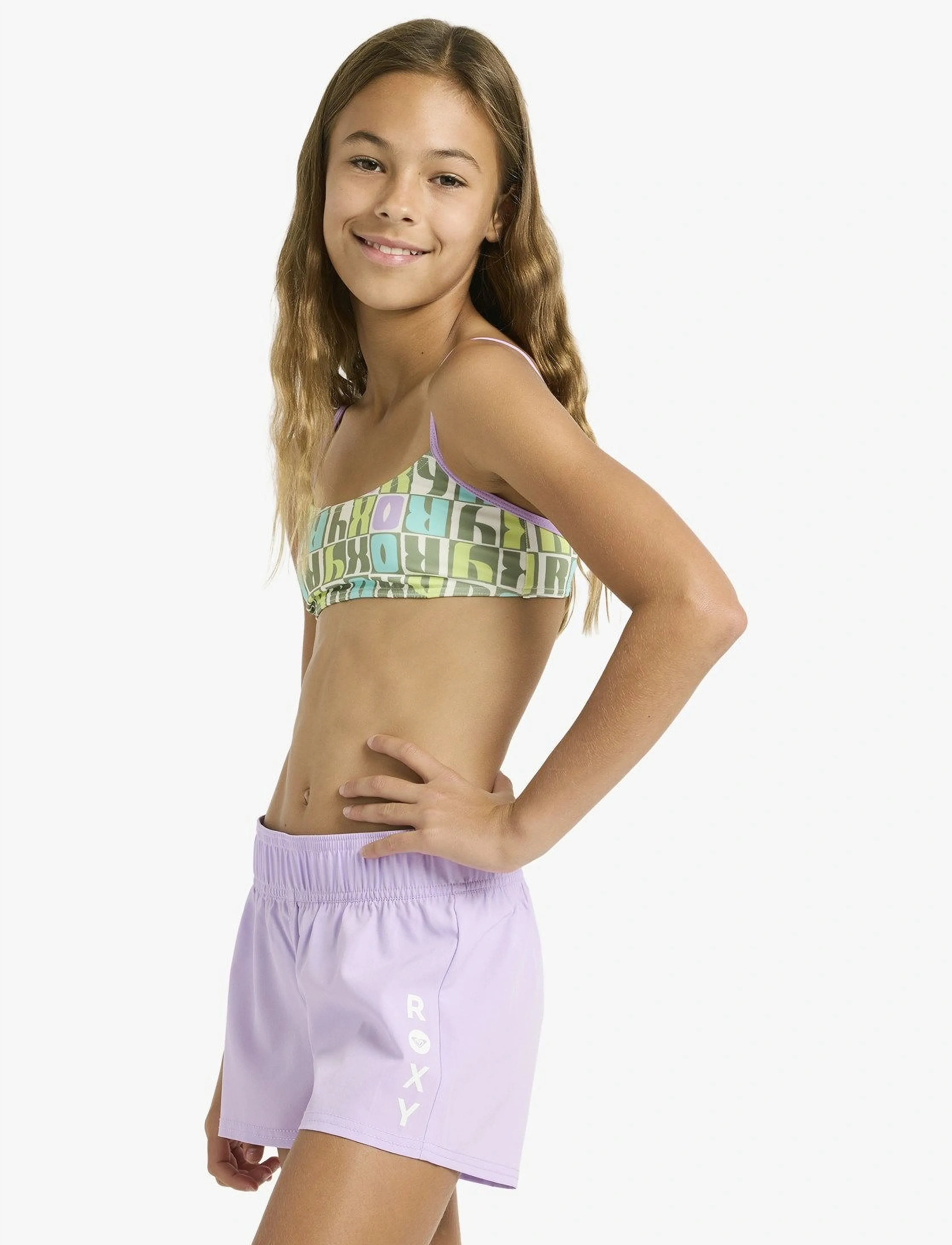 Roxy - RG ESSENTIALS BOARDSHORT - badehosen - crocus petal - 5