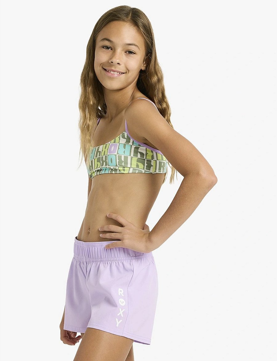 Roxy - RG ESSENTIALS BOARDSHORT - badehosen - crocus petal - 5