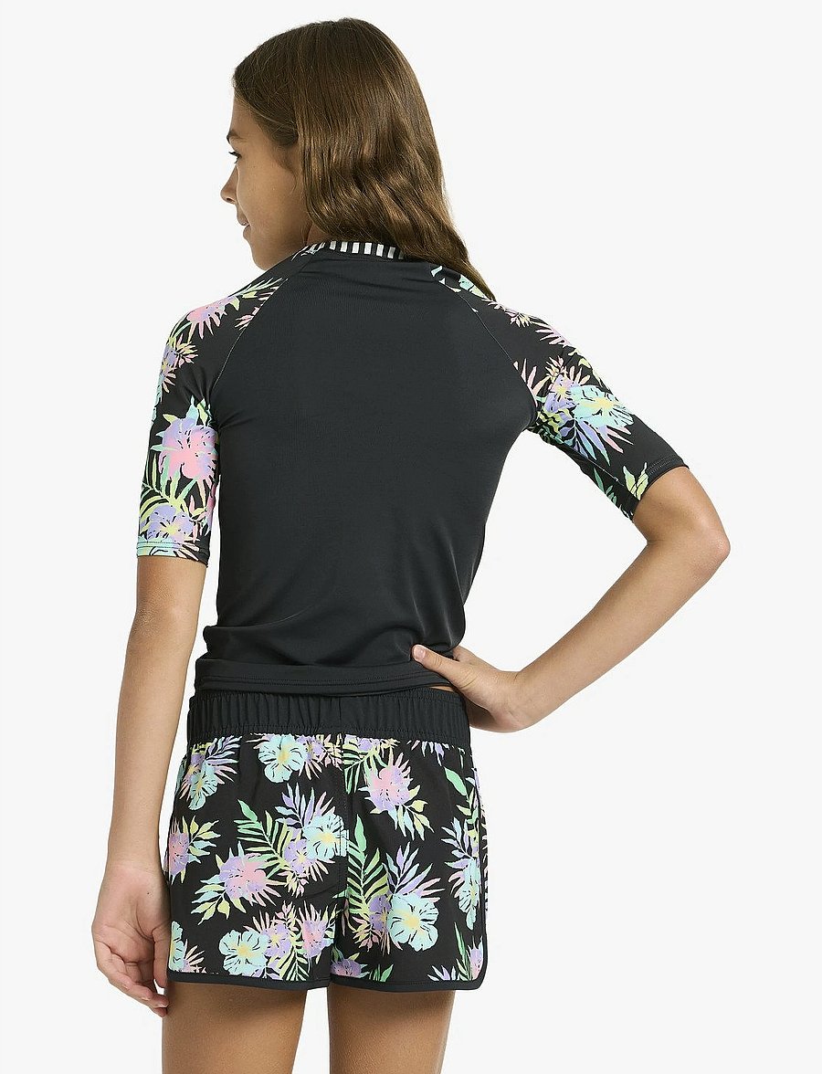 Roxy - GOOD WAVES ONLY - shorts de bain - anthracite aquarella active rg - 3