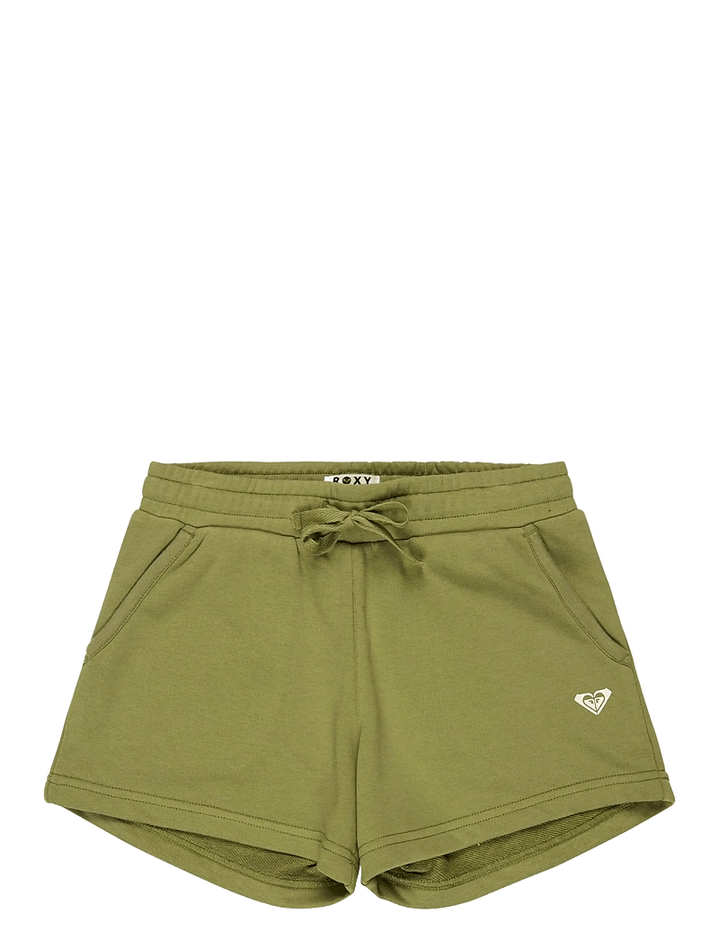 Roxy - SURF FEELING TERRY SHORT - sport-shorts - oil green - 0