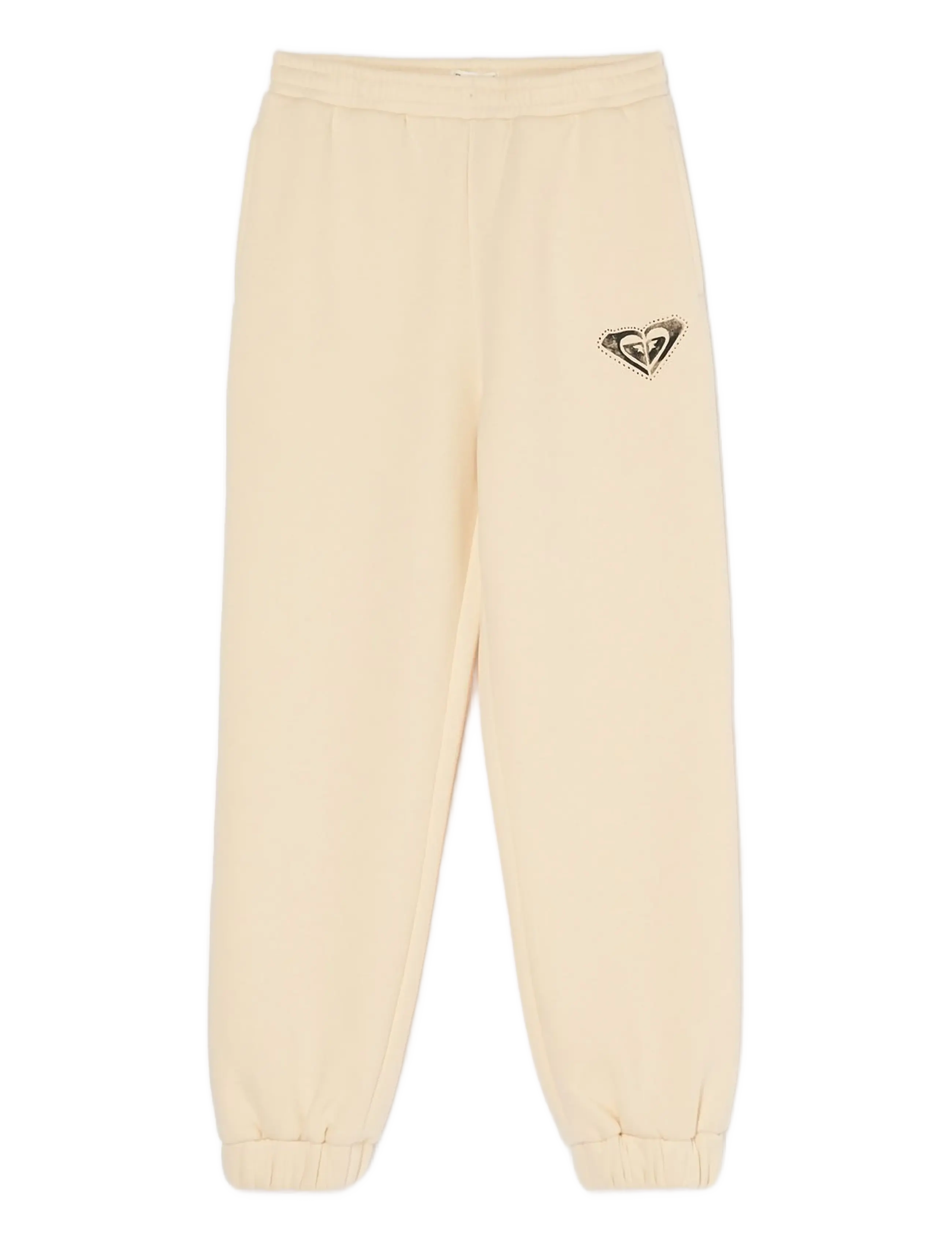Roxy SURF FEELING WIDE PANT BRUSHED - Teens 140-176 - PARCHMENT / cream