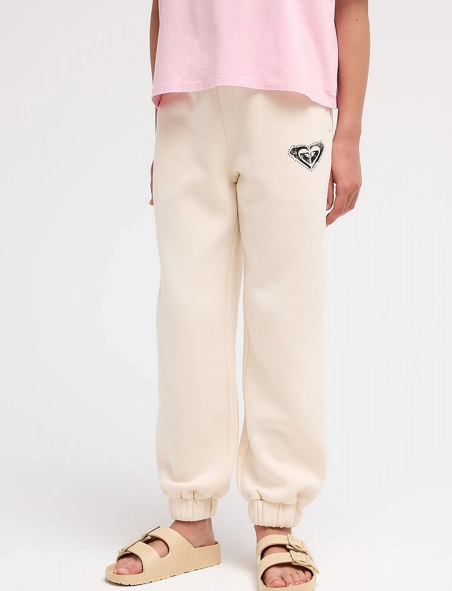 Roxy - SURF FEELING WIDE PANT BRUSHED - dressipüksid - parchment - 0