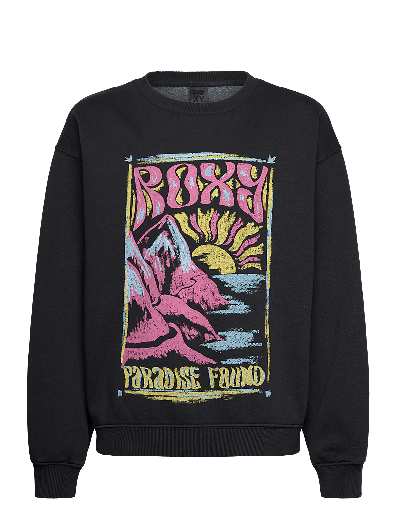 Roxy - LINEUP CREW BRUSHED RG - sweatshirts - anthracite - 0