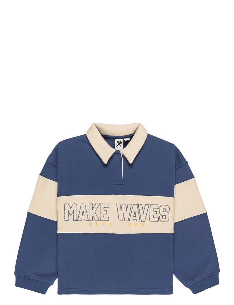 Roxy - ICONIC WAVES - langärmelig poloshirt - vintage indigo - 1