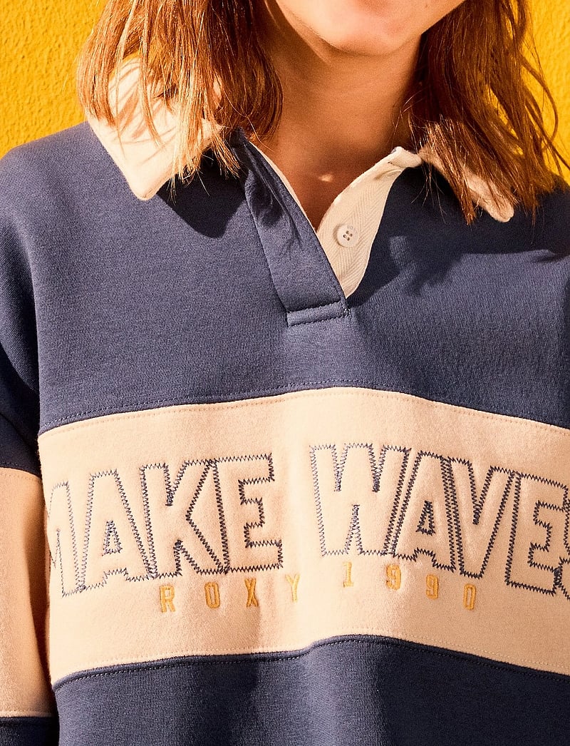 Roxy - ICONIC WAVES - langärmelig poloshirt - vintage indigo - 5