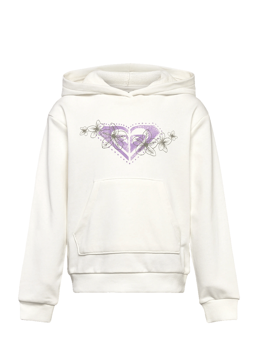 Roxy - SURF FEELING HOODIE TERRY - bluzy z kapturem - coconut milk - 1
