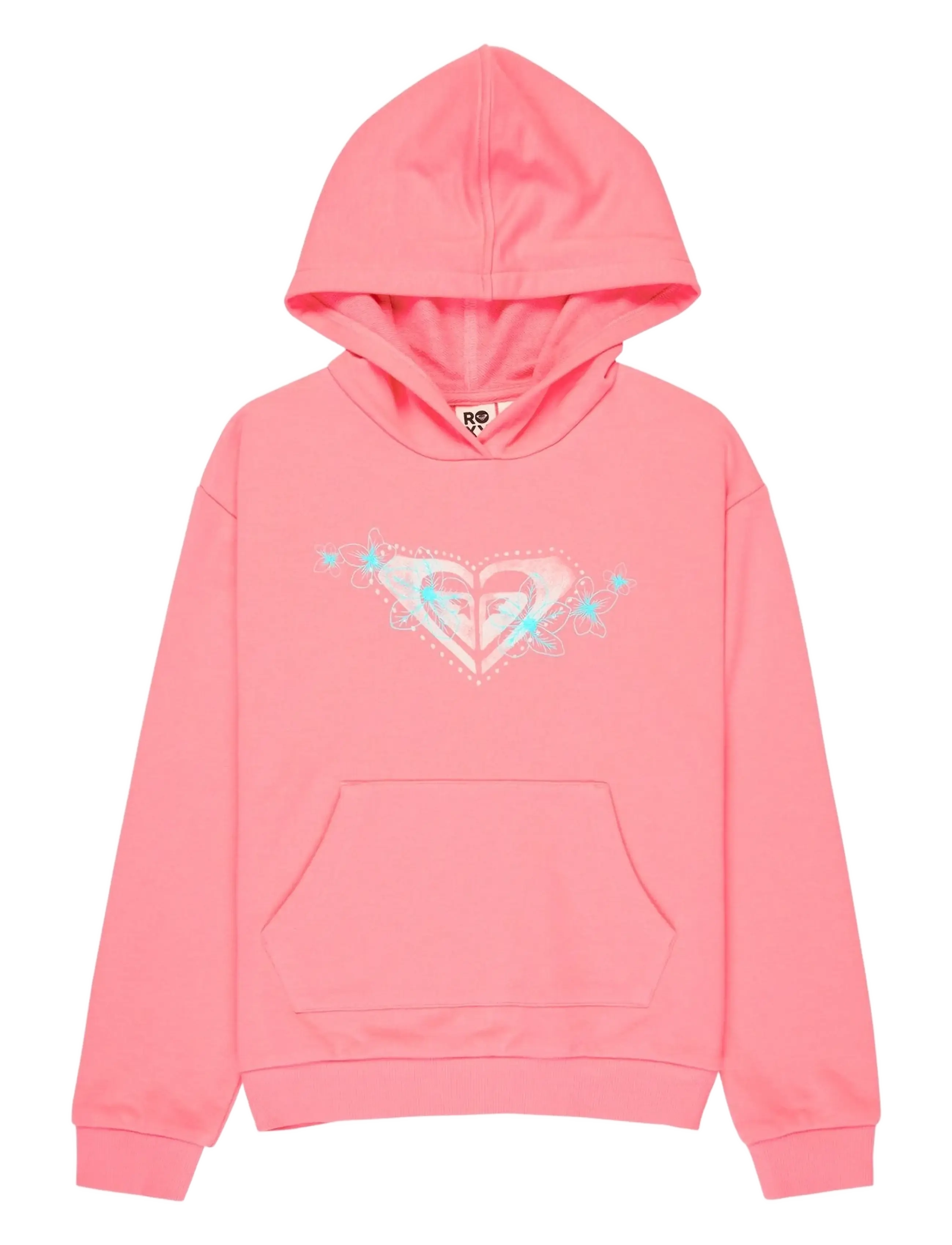 ROXY Surf Feeling Hoodie Terry Pink - 152 - Kinder