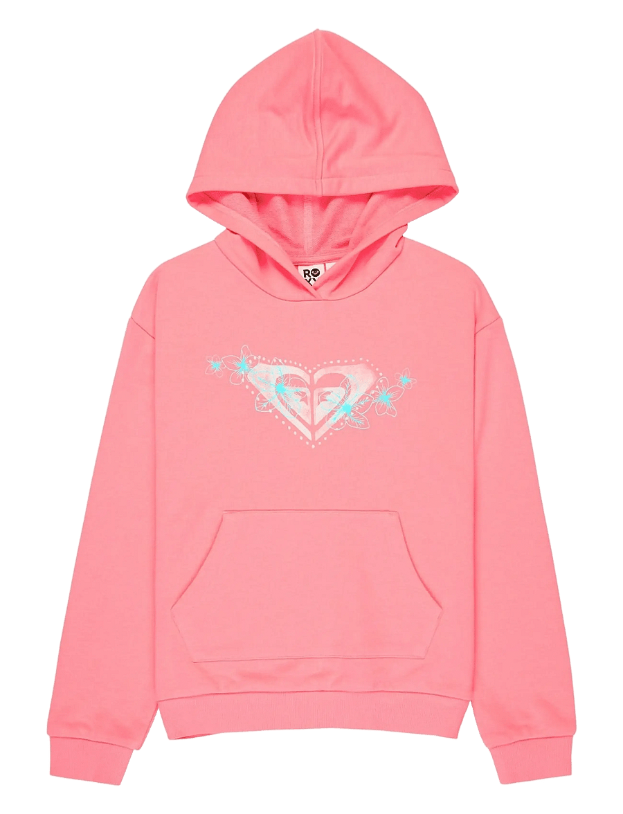 Roxy - SURF FEELING HOODIE TERRY - hættetrøjer - plumeria - 0