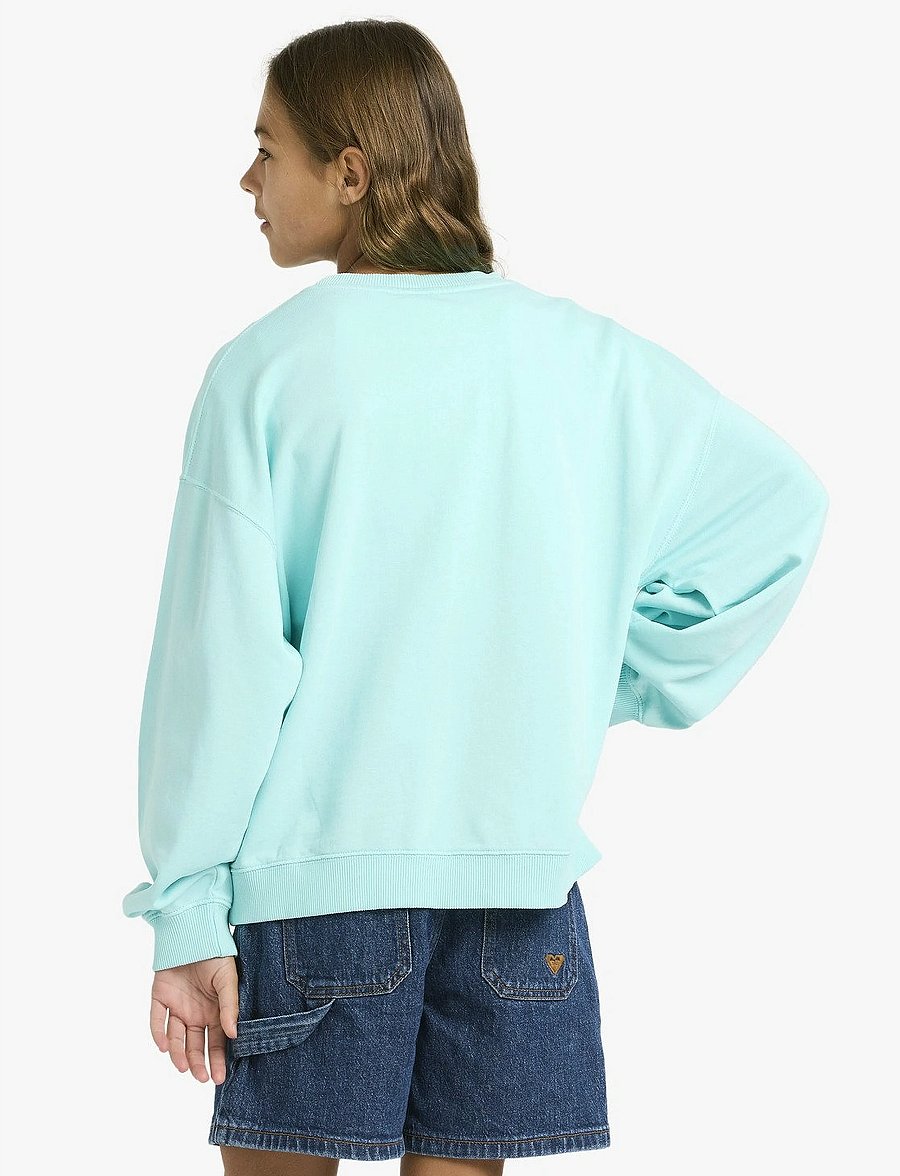 Roxy - LINEUP CREW RG TERRY - sweatshirts - aqua splash - 3